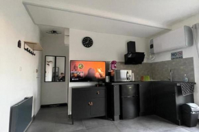 Studio with pool on the seafront